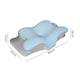 image 2 of Lavio Contour Memory Foam Pillow Cervical Neck Shoulder Pain Relief Blue Blue