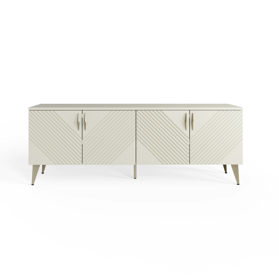 image 1 of Frank Olsen Ava 1500 Tv Cabinet White | White