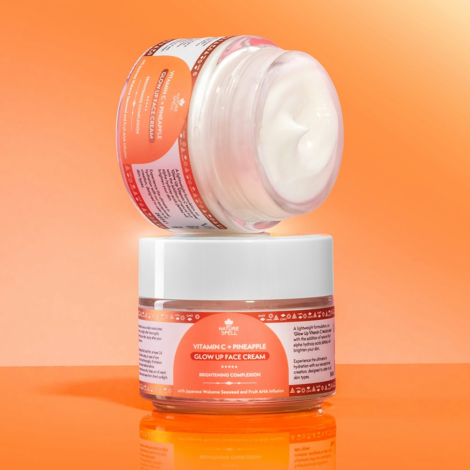 image 1 of Nature Spell Vitamin C Brightening Skincare Set - Toner + Serum + Moisturiser