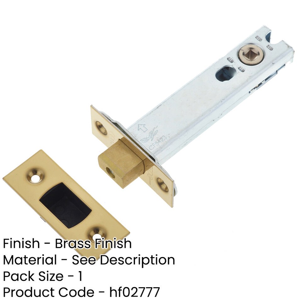 image 1 of High Security Heavy Duty Tubular Deadbolts with Brass Finish for Doors - Door Bolt