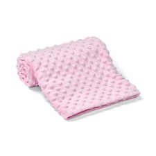 Brand Lab Minky Embossed Blanket - Light Pink - One Size