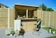image 2 of Forest Garden 6x3 25yr Guarantee Shiplap Pressure Treated - Pent Garden Bar