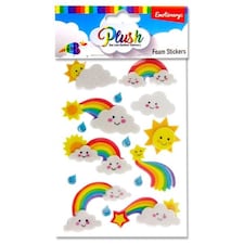 3D Rainbow Foam Stickers by Emotionery