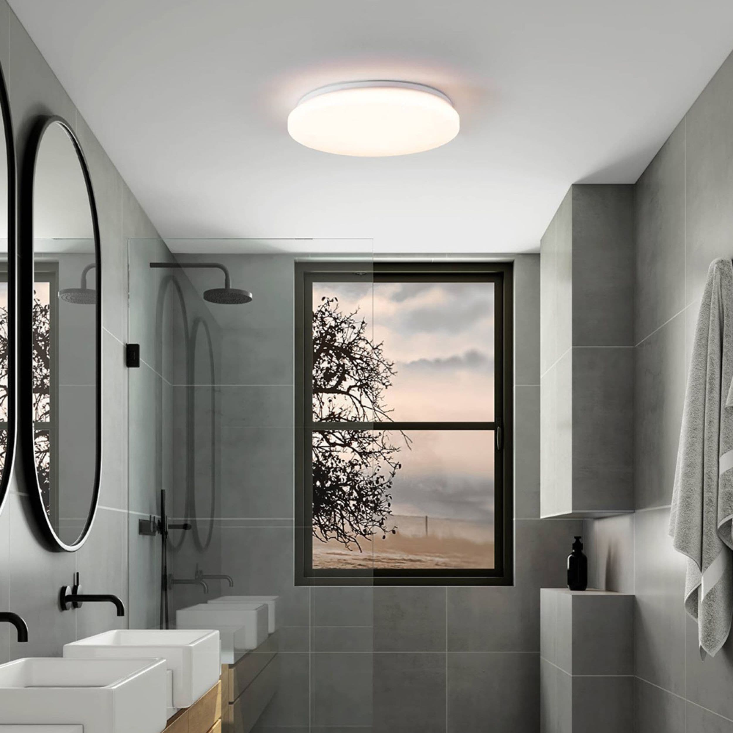 Eglo Frania-S LED Plastic White Ceiling Light
