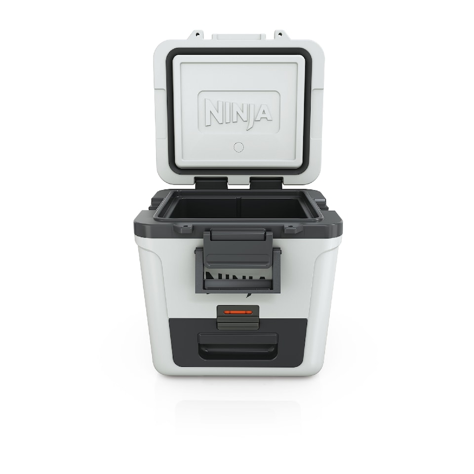 image 1 of Ninja FrostVault 30QT/28L Wheeled Cooler with Dry Zone, Cloud White FB230UKWH