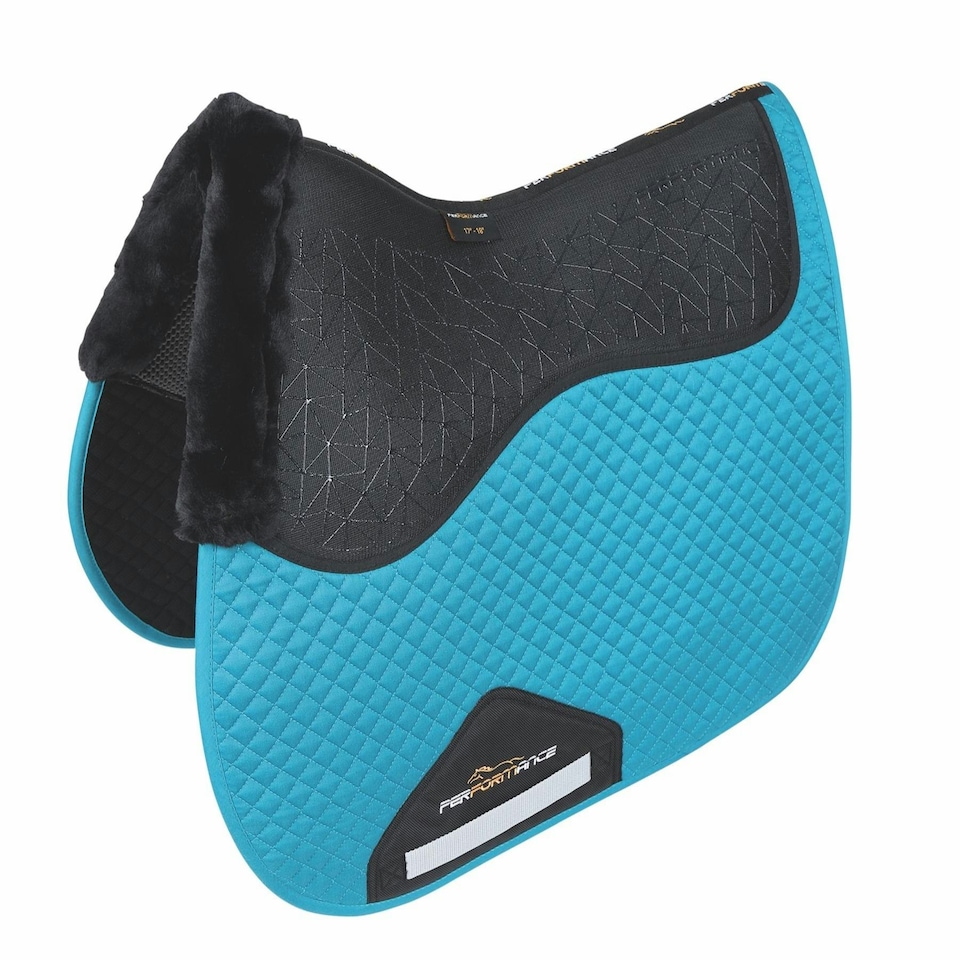 image 1 of Shires Performance Fusion Saddlecloth Black | Size: 17-18 Inch
Colour: Black