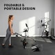 image 8 of SPORTNOW Folding Exercise Bike with Resistance Bands