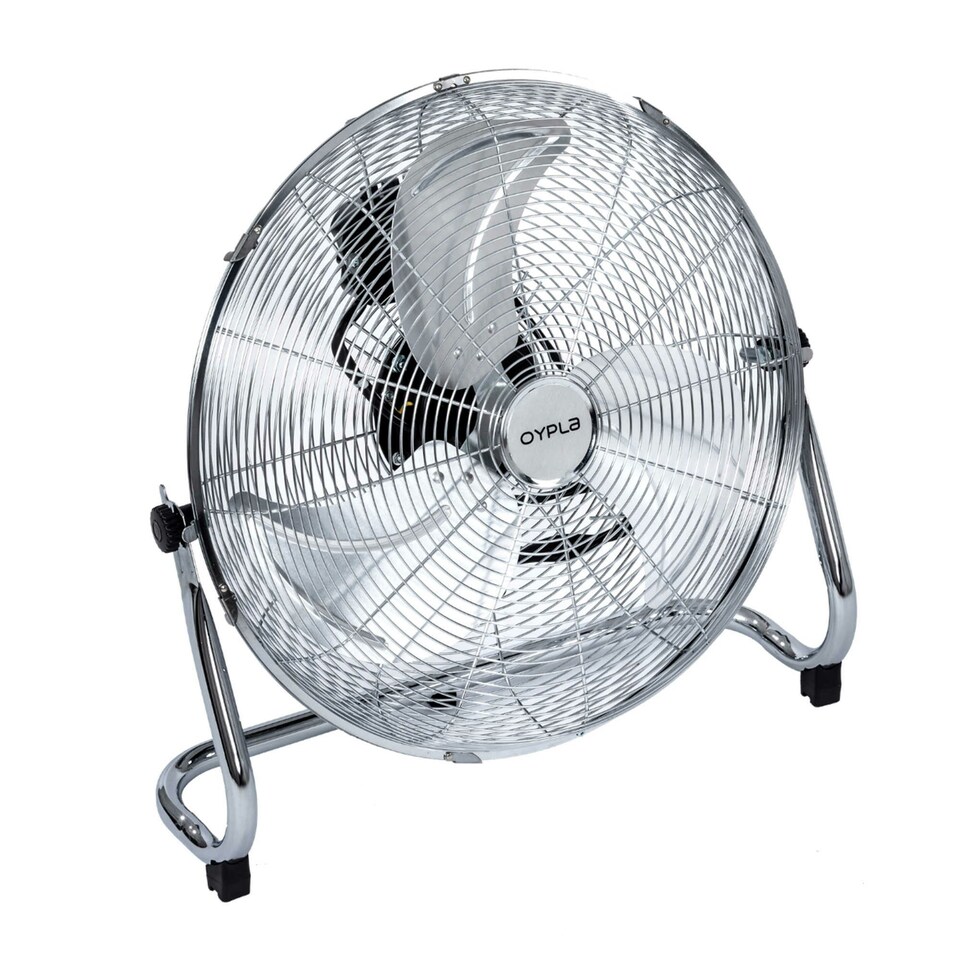 image 1 of Oypla Electrical 18" Chrome 3 Speed Free Standing Gym Fan