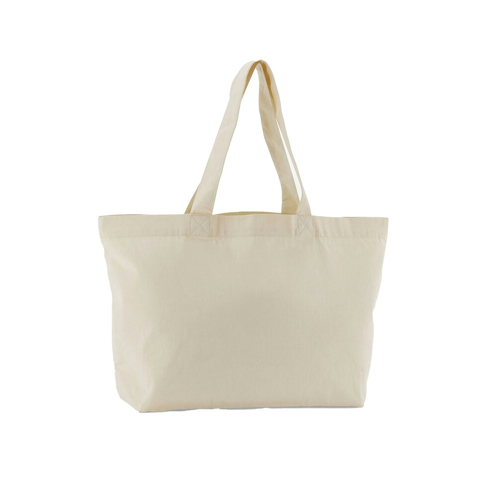 Westford Mill Twill Organic Shopper Bag - Natural - One Size Cream