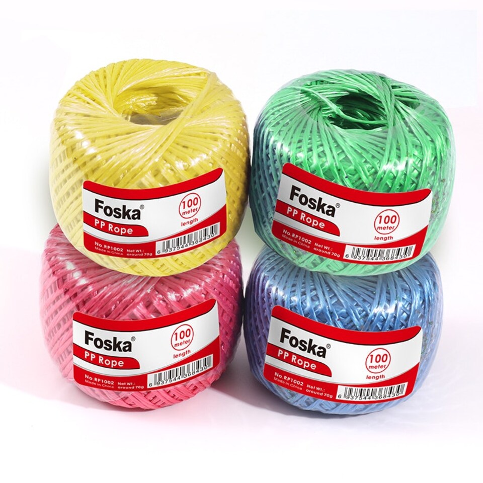 image 1 of 100m Coloured PP String Rope 70g