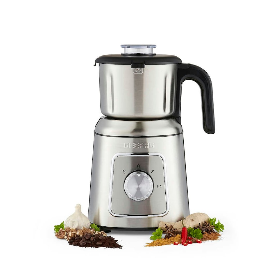 image 1 of GEEPAS Wet & Dry Mixer Grinder, 600W Silver