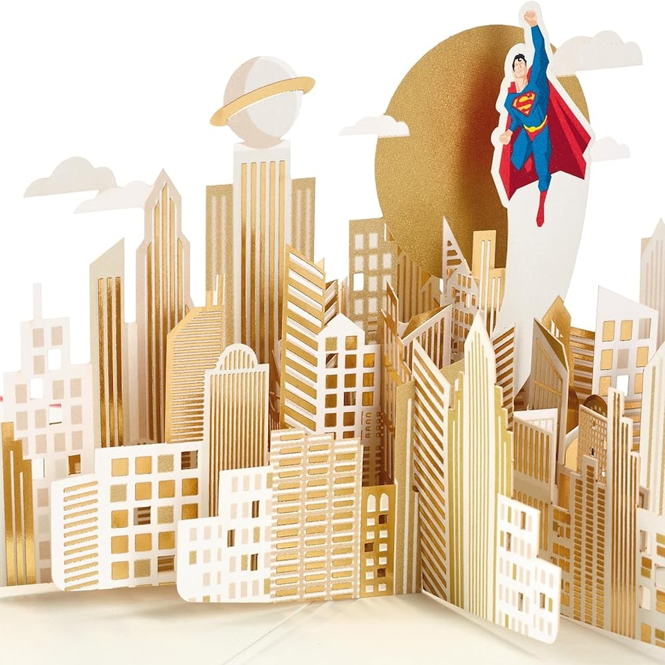 image 1 of DC Comics Superman 3D & Pop Up Any Occasion Card Birthday Father's Day