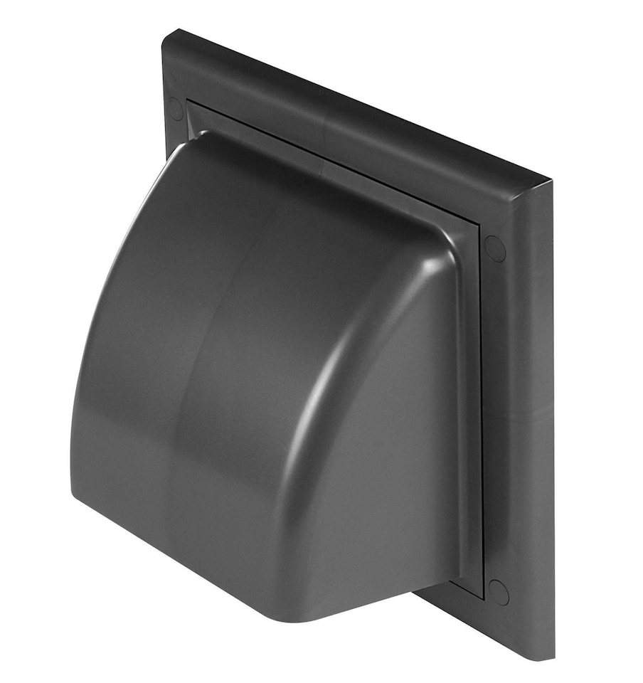 image 1 of 150mm Grey Vents Ventilation Grate Covering Return Flap ABS Outer Cover | Grey