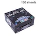 image 1 of Pack of 100 Sheets Creative Scratch Painting Art Paper For Kids 9 x 9cm