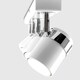 image 1 of ValueLights Modern 4 Way Gloss White Straight Bar Ceiling Spotlight | White