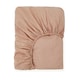 image 1 of Touch Of Linen - Seashell Pink - Fitted Sheet Pink | Seashell Pink | Double