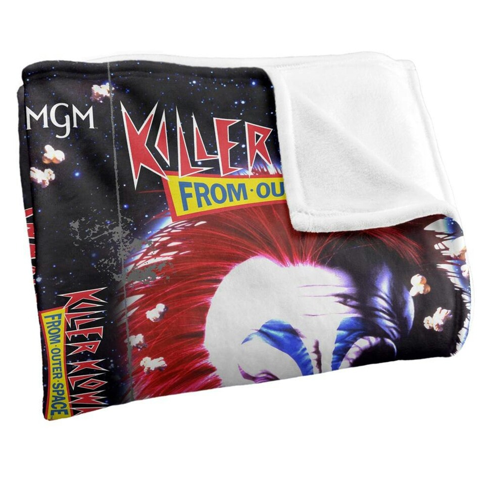 image 1 of Killer Klowns From Outer Space VHS Blanket - Multicoloured - One Size