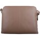 image 2 of Genuine Soft Leather Crossbody Shoulder Handbag with Adjustable Strap Brown | Toffee