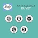 image 9 of Sealy Anti-Allergy Duvet 10.5 tog | White | SuperKing