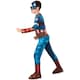 image 3 of Captain America Boys Costume - Blue/Red/White - 7-8 Years 7