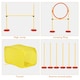 image 3 of PawHut Outdoor 4 PC Dog Pet Agility Training Garden Starter Obstacle Set for Dog