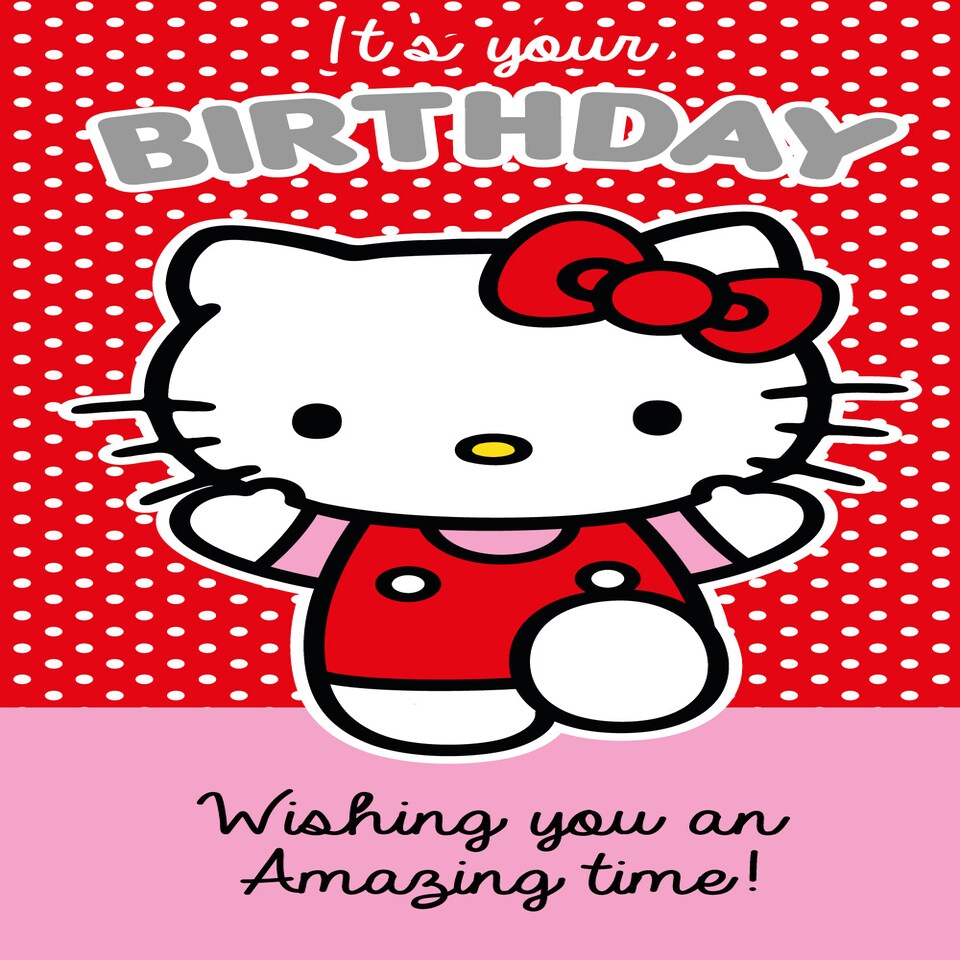 image 1 of Hello Kitty Birthday Card