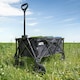 image 4 of GardenTek Folding Garden Buggy Trolley / Cart / Wagon Wheeled 120kg Load 135L Capacity | GTW220