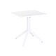 image 2 of Dining Table Home ESPRIT White Metal polypropylene 70 x 70 x 75 cm N/A