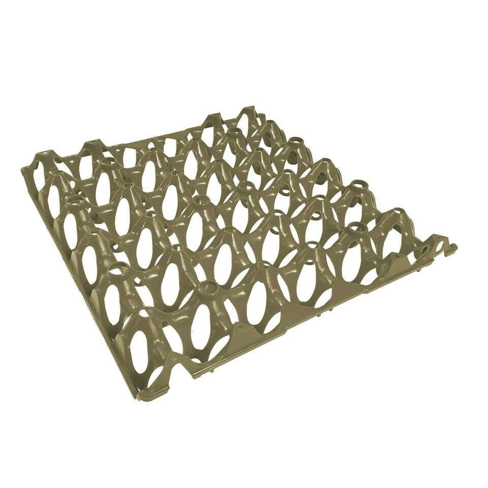 image 1 of Eton Plastic Egg Tray - Brown