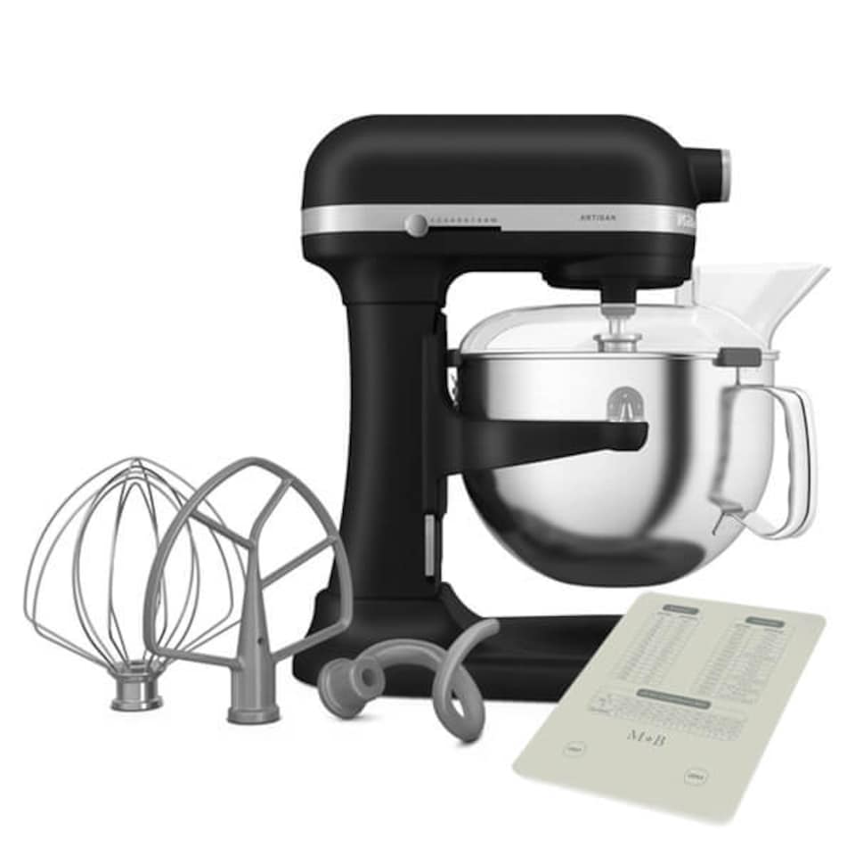 image 1 of KitchenAid Artisan Matte Black 5.6L Bowl Lift Food Mixer | Black