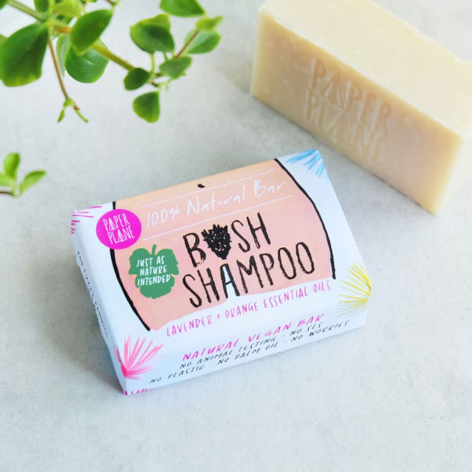 image 1 of Paper Plane Bush Shampoo Bar 95g