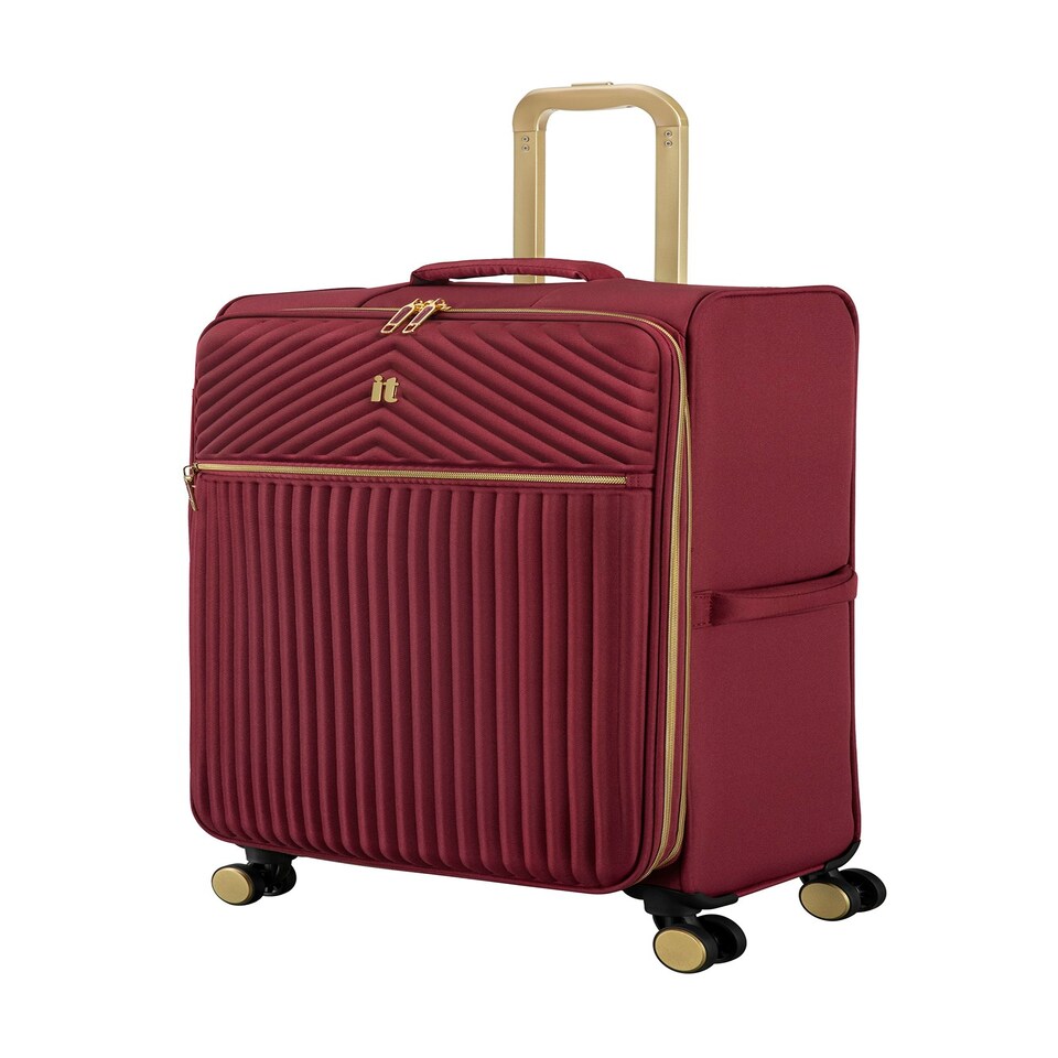 image 1 of IT Luggage Esplanade Rumba Red 3pc Suitcase Set Red