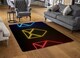 image 2 of Neon Email Set Rug | Multi