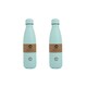 image 1 of Restore Roam Stainless Steel Insulated Thermal Bottle 500ml Mint 2 Pack