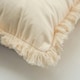image 3 of BHS Wish You A Merry Christmas Cushion, Cream 