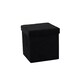 image 3 of Corduroy Foldaway Storage Ottoman Pink