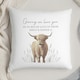 image 5 of Personalised Highland Cow Cushion | White