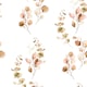 image 2 of Trailing Eucalyptus Wallpaper in Autumn Browns and Oranges Multi