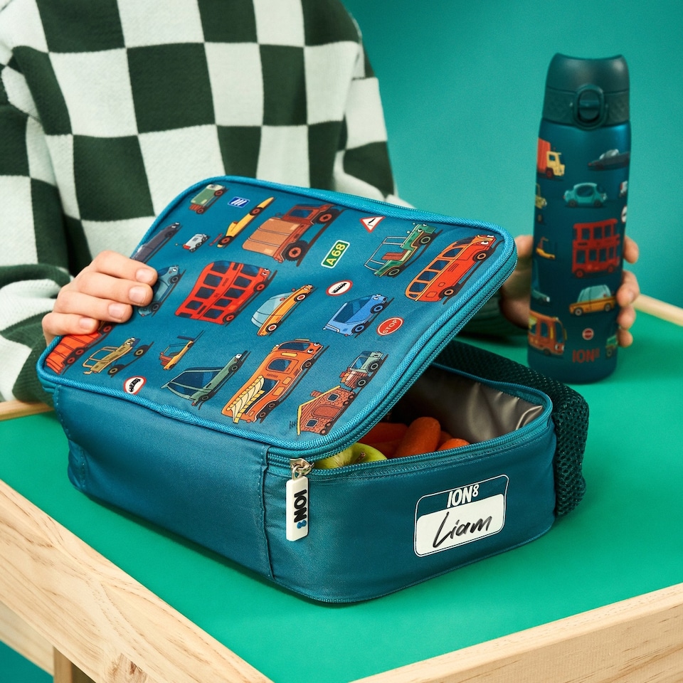image 1 of Lunch Bag, Insulated, Medium | Blue | Automobiles