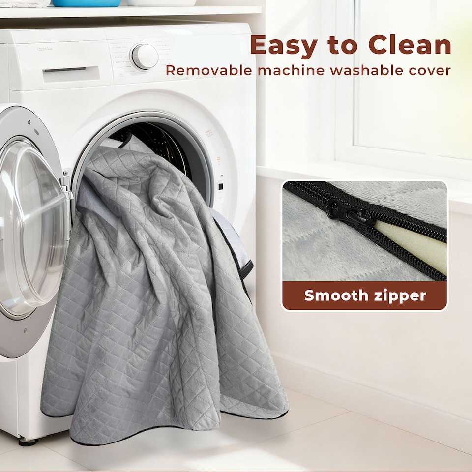 image 1 of Skylos Dog Booster Car Seat Grey Portable Pet Puppy Travel Carrier Bed Basket | Grey | Grey | One Size