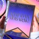 image 2 of Ramadan Mubarak Party Banner - Purple & Gold