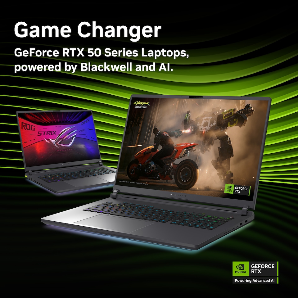 image 1 of ASUS ROG Strix G18 Intel Ultra 9 32GB RAM 2TB SSD RTX 5070 Ti 18" IPS WQXGA W11H