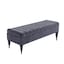 Steel Grey Plush Velvet
