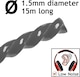 image 3 of SPARES2GO 1.5mm Low Noise Strimmer Line Spool Refil compatible with Flymo Strimmers