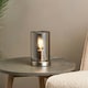image 6 of Kingsholm Satin Nickel & Glass Touch Table Lamp Silver