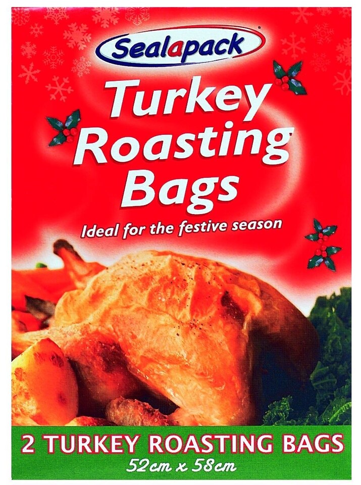 image 1 of Pack of 2 Turkey Roasting Bags 52cm x 58cm | Multi | 58x52cm