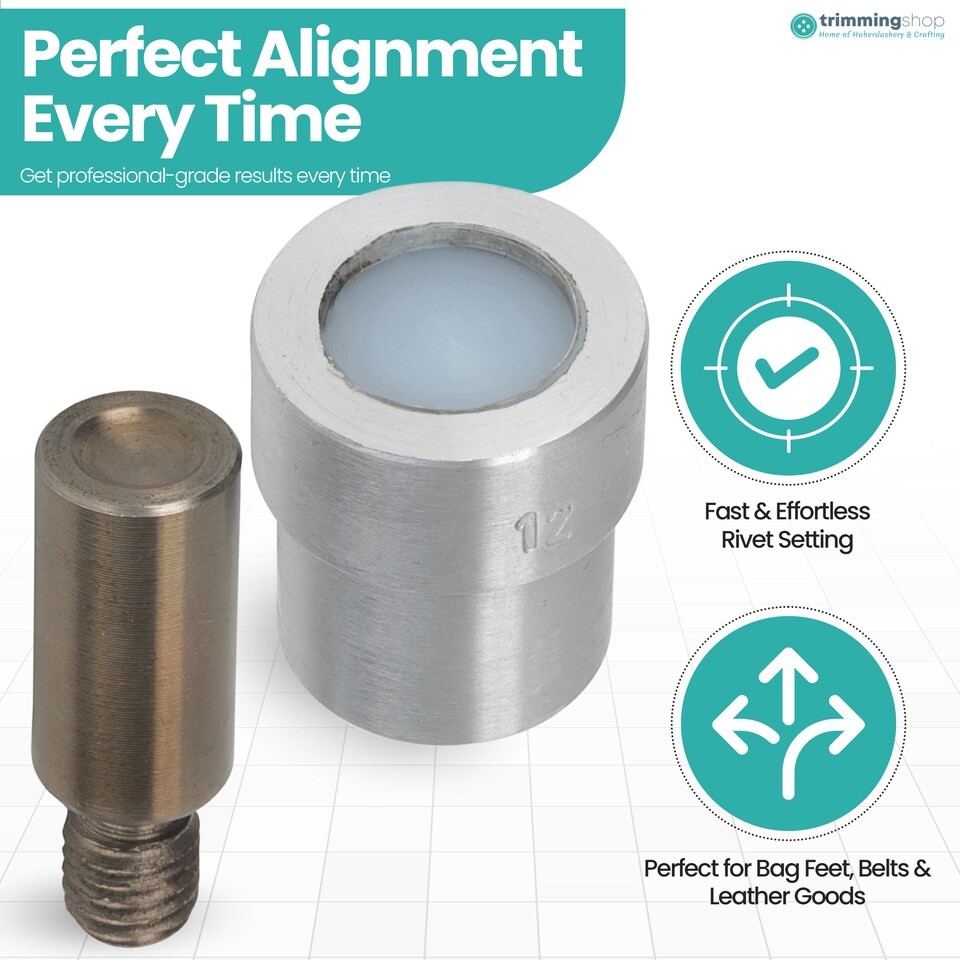image 1 of 14mm Hexagonal Bag Feet Rivet Die for DIY Craft