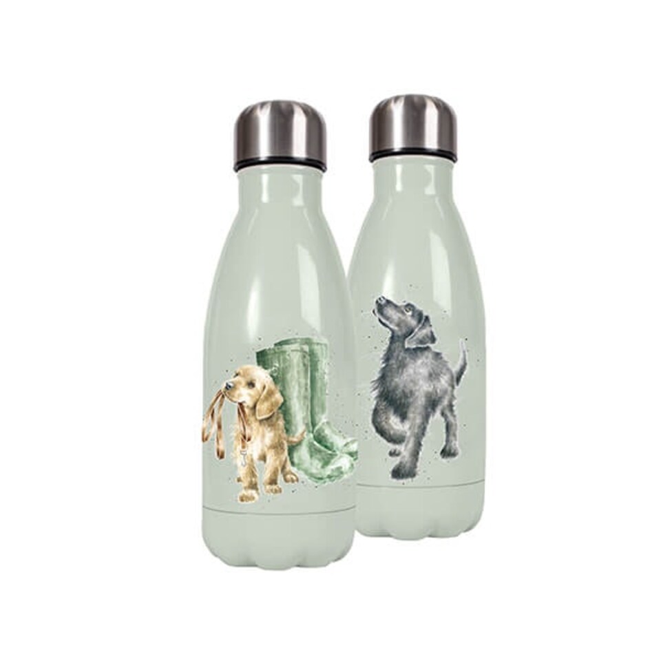image 1 of Wrendale Designs 'Hopeful' Labrador 260ml Water Bottle