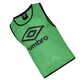 image 2 of Umbro Unisex Adult Training Bib - Emerald/Black - S-M