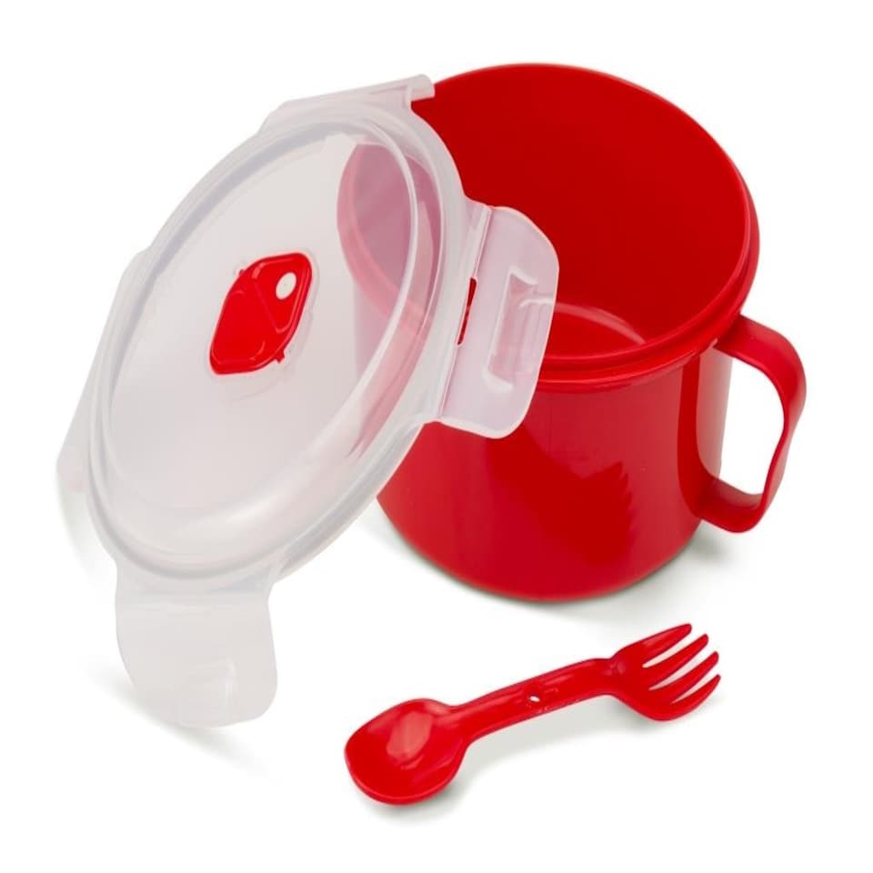 image 1 of Good2Heat Plus Microwave Cookware Bowl with Spork, 900ml